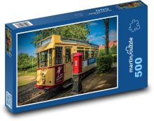 Historická tramvaj Puzzle 500 - 46x30 cm