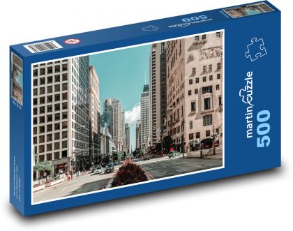 USA - Chicago - Puzzle 500 dílků, rozměr 46x30 cm
