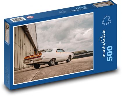 Klasyczny amerykański samochód - Puzzle 500 elementów, rozmiar 46x30 cm