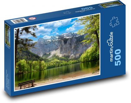 Horské jezero pod štíty - puzzle 500 dílků