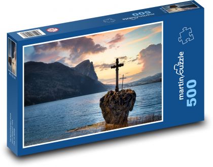 Stráž nad jezerem - puzzle 500 dílků