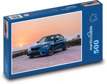 Sportovní auto při západu slunce Puzzle 500 dílků - 46 x 30 cm