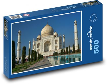 Indie - Taj Mahal - Puzzle 500 dílků, rozměr 46x30 cm