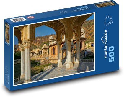 Indie - Jaipur - Puzzle 500 dílků, rozměr 46x30 cm
