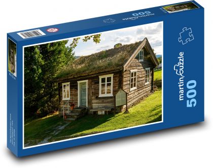 Architecture - cottage - Puzzle of 500 pieces, size 46x30 cm 