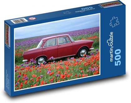 Car - Moskvich - Puzzle of 500 pieces, size 46x30 cm 