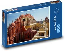 Růžový palác v Indii Puzzle 500 dílků - 46 x 30 cm