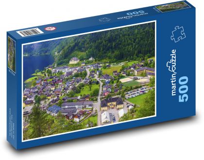 Austria - Alpine town - Puzzle of 500 pieces, size 46x30 cm 