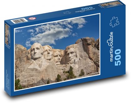 USA - Mount Rushmore - Puzzle 500 dílků, rozměr 46x30 cm