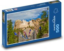 USA - Mount Rushmore Puzzle 500 dílků - 46 x 30 cm