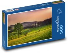 Cesta, příroda Puzzle 500 dílků - 46 x 30 cm
