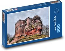 Středověký hrad, Německo Puzzle 500 - 46x30 cm