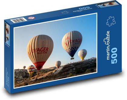 Balóny, lietanie - Puzzle 500 dielikov, rozmer 46x30 cm 