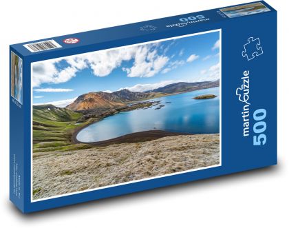 Mountain lakes in Iceland - Puzzle of 500 pieces, size 46x30 cm 