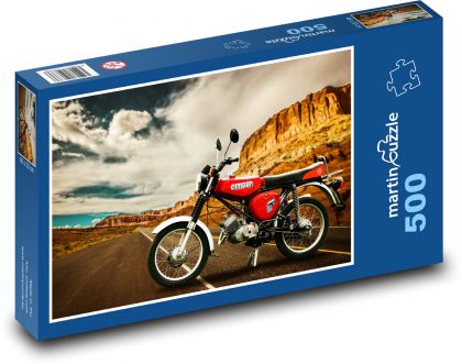 Motorka - Simson - Puzzle 500 dílků, rozměr 46x30 cm