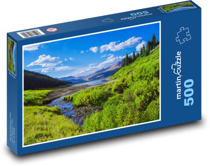 Mountain Valley - Puzzle 500 dielikov, rozmer 46x30 cm 