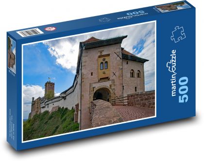 Zamek Wartburg - Puzzle 500 elementów, rozmiar 46x30 cm