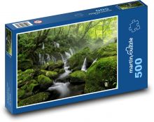 Waterfall, nature Puzzle of 500 pieces - 46 x 30 cm 