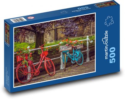 Bunte Kanalräder - Puzzle - 500 Teile