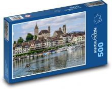 Švajčiarsko - Rapperswil Puzzle 500 dielikov - 46 x 30 cm 