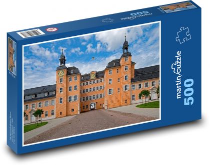 Zamek Schwetzingen - Puzzle 500 elementów, rozmiar 46x30 cm