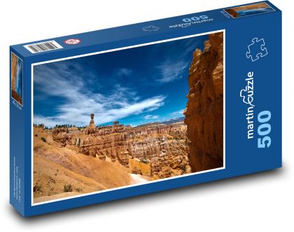 USA - Bryce Canyon - Puzzle 500 dílků, rozměr 46x30 cm