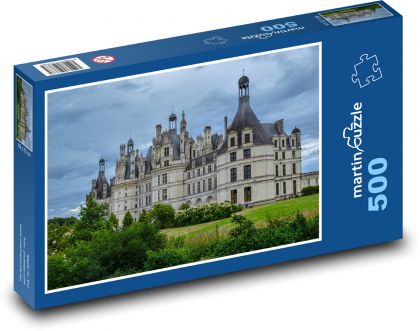 Hrad Loire Boutique  - Puzzle 500 dílků, rozměr 46x30 cm