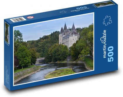 Hrad Durbuy  - Puzzle 500 dílků, rozměr 46x30 cm