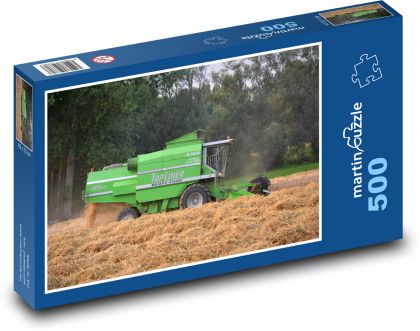 Combine harvester, harvest - Puzzle of 500 pieces, size 46x30 cm 