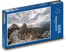 Burg, Berge Puzzle 500 Teile - 46 x 30 cm