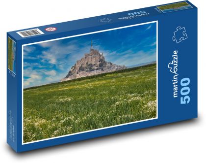 Mont Saint Michel - Puzzle 500 dílků, rozměr 46x30 cm