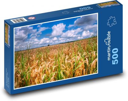Obilí, pšenice - Puzzle 500 dílků, rozměr 46x30 cm