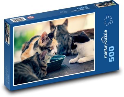 Kočky - puzzle 500 dílků
