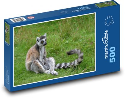 Lemur - Puzzle 500 dílků, rozměr 46x30 cm