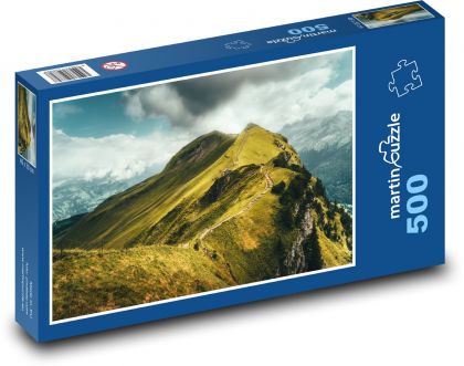 Berge, Natur, Wanderweg - Puzzle - 500 Teile