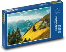 Horská časť Puzzle 500 dielikov - 46 x 30 cm