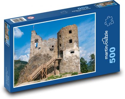 Slovensko - starý hrad - Puzzle 500 dielikov, rozmer 46x30 cm 