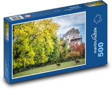 Zámecký park Puzzle 500 dílků - 46 x 30 cm