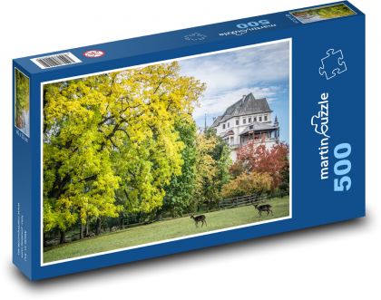 Zámecký park - Puzzle 500 dílků, rozměr 46x30 cm