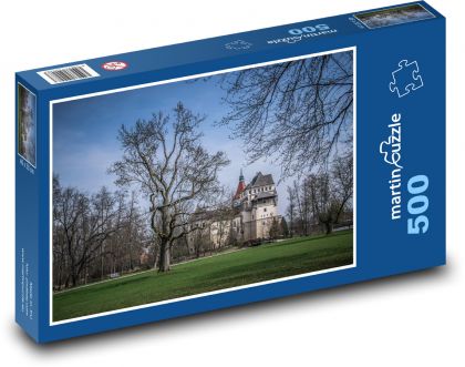 Zima, park - Puzzle 500 dielikov, rozmer 46x30 cm 