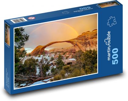 Arches National Park - Utah - Puzzle of 500 pieces, size 46x30 cm 