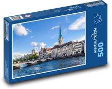 Szwajcaria - Zurych Puzzle 500 elementów - 46x30 cm