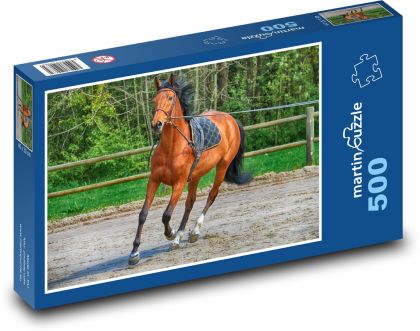 Zvieratá - Kôň - Puzzle 500 dielikov, rozmer 46x30 cm 