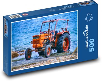 Starý traktor - Puzzle 500 dielikov, rozmer 46x30 cm 