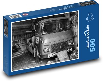 Starý nákladný automobil - Savien - Puzzle 500 dielikov, rozmer 46x30 cm 