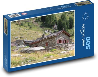 Steinhäuschen - Puzzle - 500 Teile