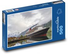 Zaoceánská loď Puzzle 500 dielikov - 46 x 30 cm 