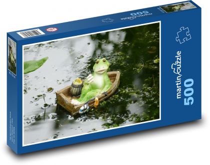 Žabák na loďce - puzzle 500 dílků