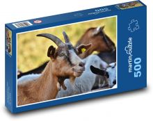 Brown goat Puzzle of 500 pieces - 46 x 30 cm 