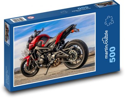 Športová motorka - Puzzle 500 dielikov, rozmer 46x30 cm 